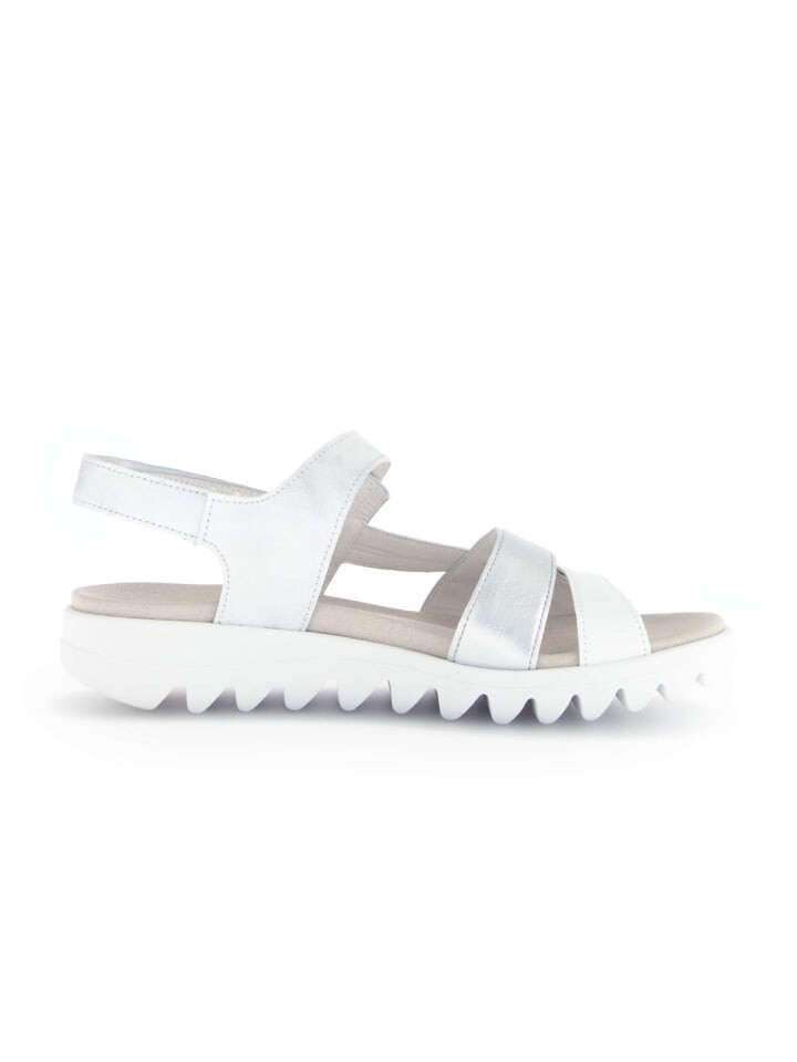 Классические босоножки Gabor Fashion Riemchensandalen, белый — фото 3