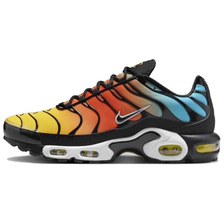 

Кроссовки Air Max Plus унисекс с низким верхом желто-оранжево-синие Nike