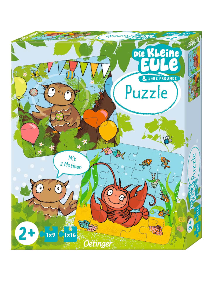 

Маленькая сова. Пазл | 2 пазла (9 и 16 деталей)