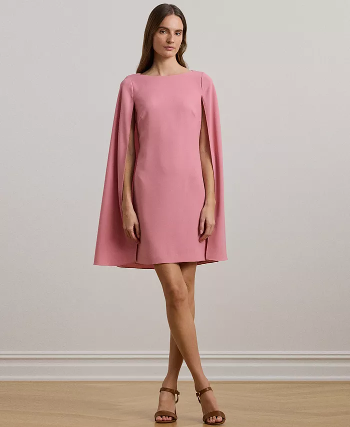 

Женское платье-накидка из жоржета Lauren Ralph Lauren, розовый