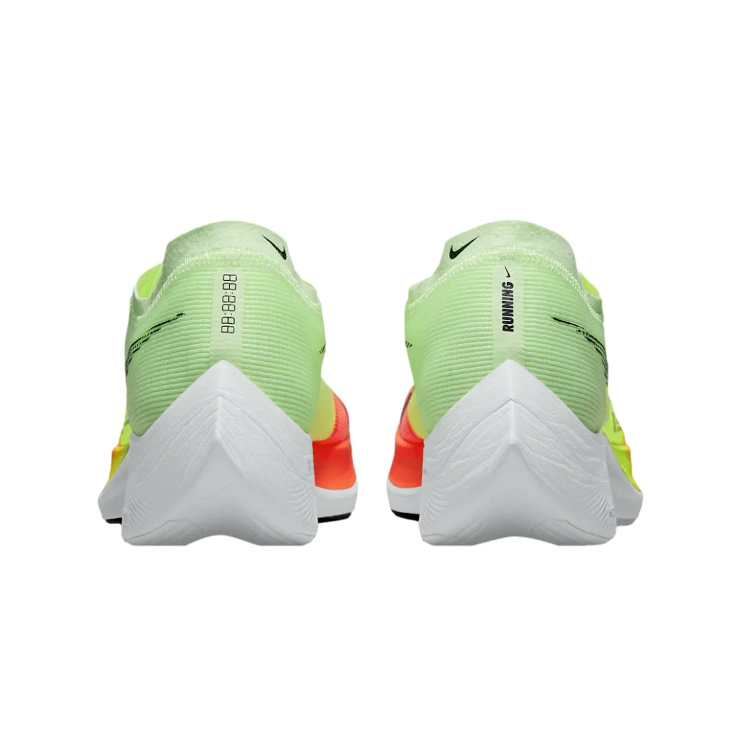 Мужские кроссовки Nike ZoomX Vaporfly Next% 2 Barely Volt / Black - Hyper Orange CU4111-700 — фото 4