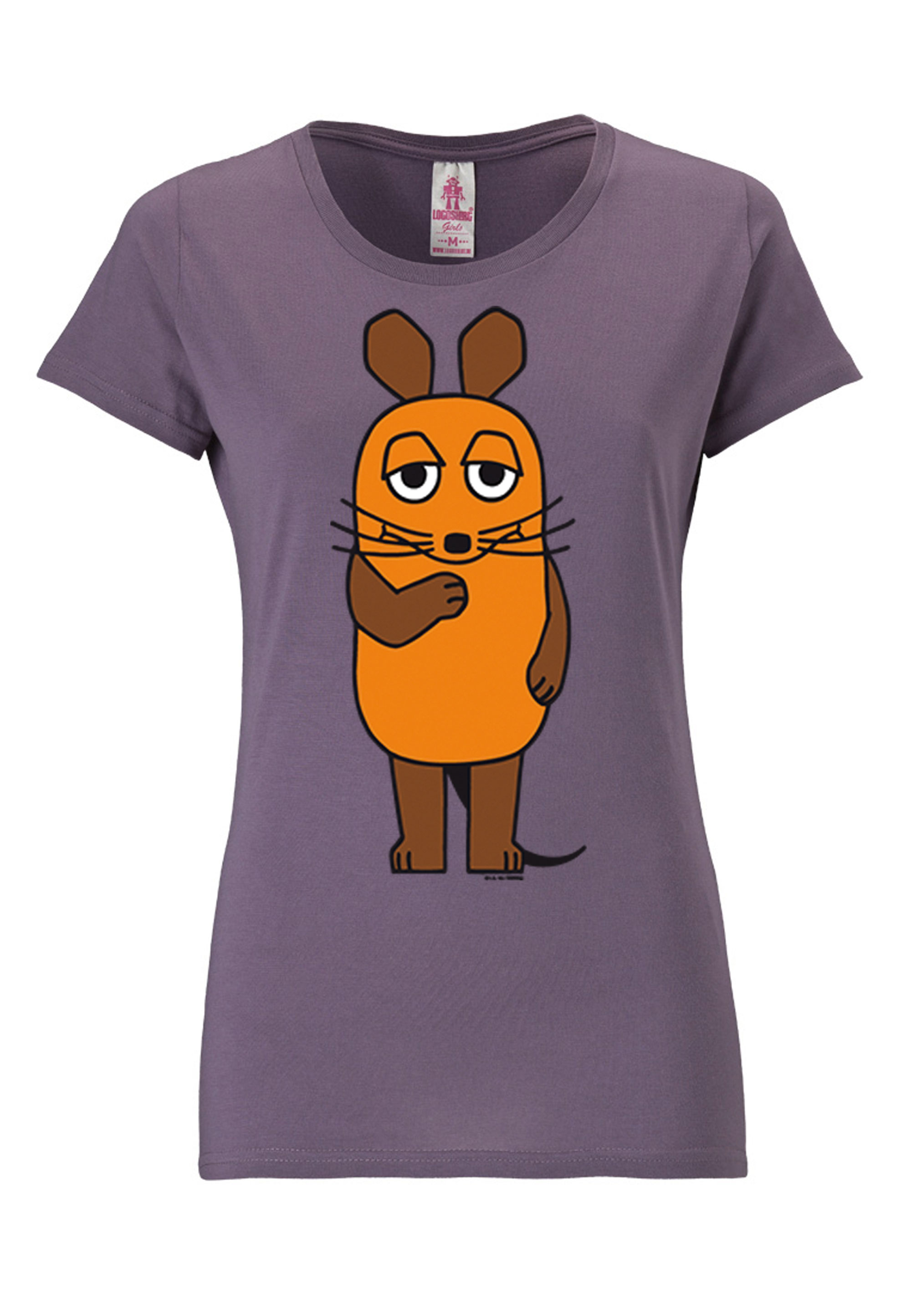 

Футболка Logoshirt Sendung mit der Maus, цвет flieder-lila