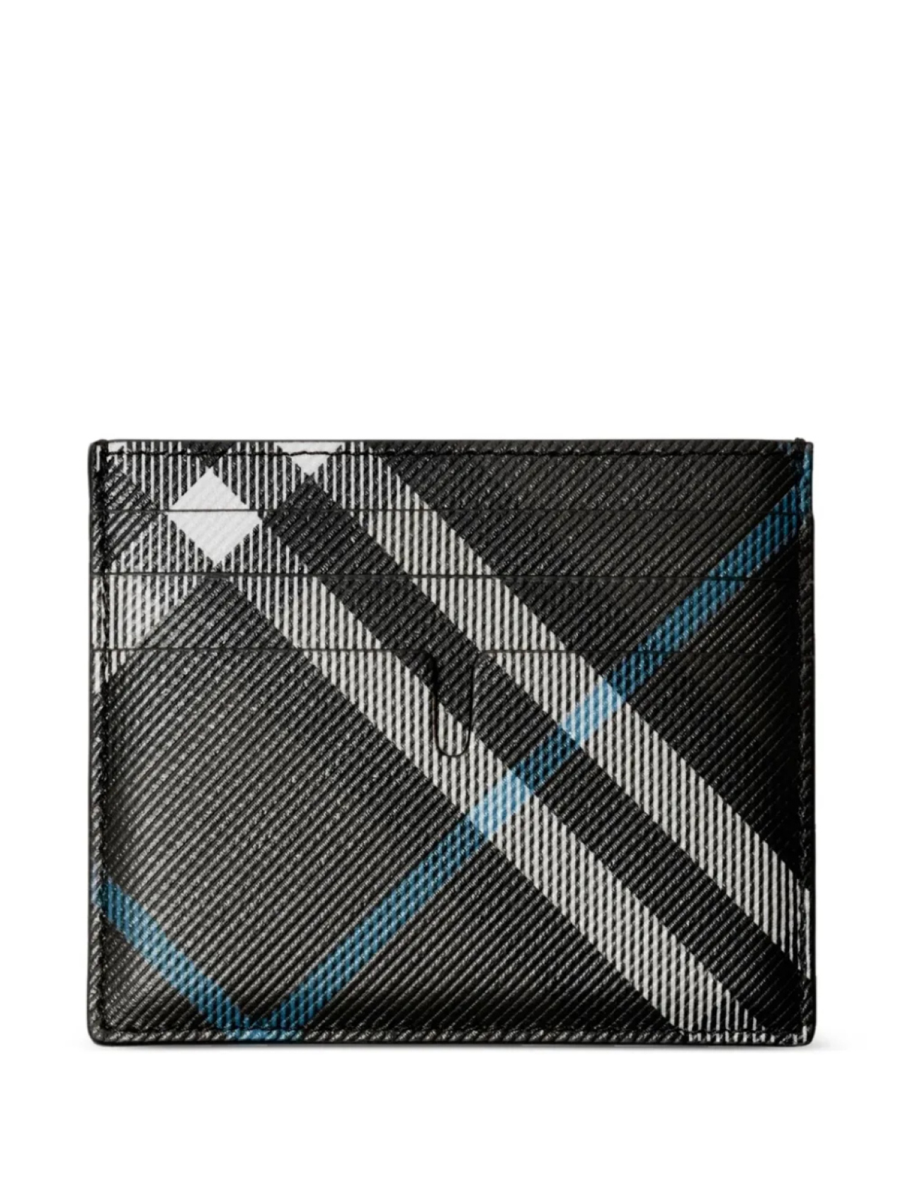 

Визитница Burberry с клетчатым принтом, черный