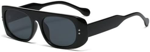 

Женские солнцезащитные очки в квадратной оправе, солнцезащитные очки для путешествий, спортивные очки, очки для вечеринок, женские солнцезащитные очки в стиле ретро MTZJH, Bright Black