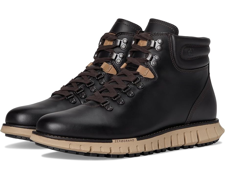

Ботинки Cole Haan Zerogrand Remastered Hiking Boots Water Proof, цвет Dark Chocolate/Black/Dark Latte