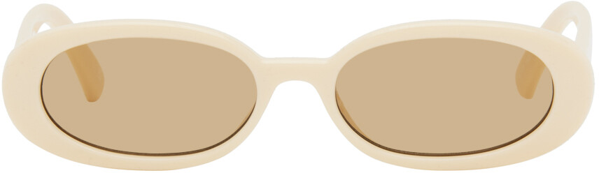 

Бежевые солнцезащитные очки Outta Love Le Specs