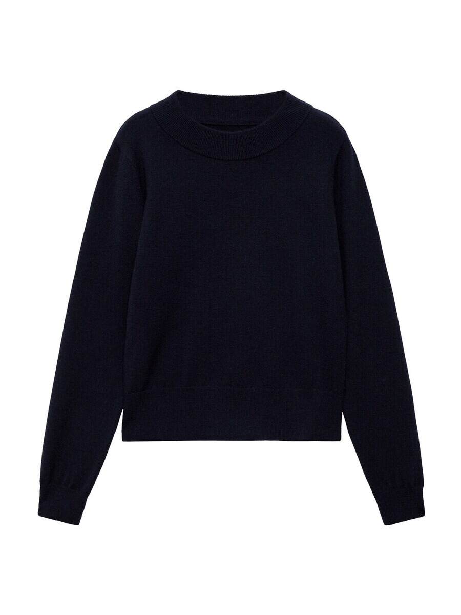 

Базовый свитер MANGO Sweater NEKKO, темно-синий
