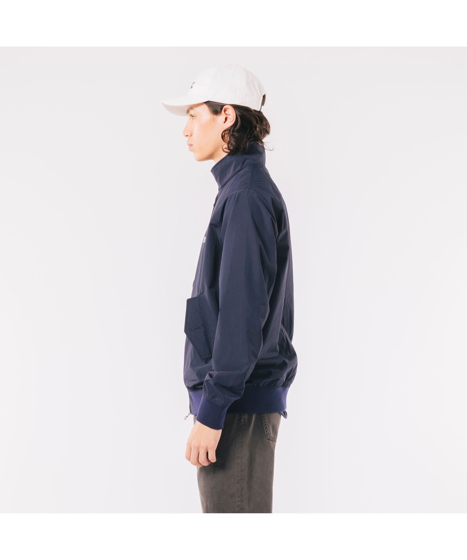 Куртка-блузон с расклешенным верхом и застежкой-молнией, 2,5 слоя LACOSTE, Navy — фото 3