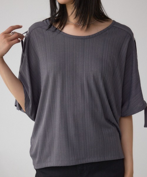 

Футболка, крой оверсайз, бренд AZUL BY MOUSSY, цвет угольно-серый