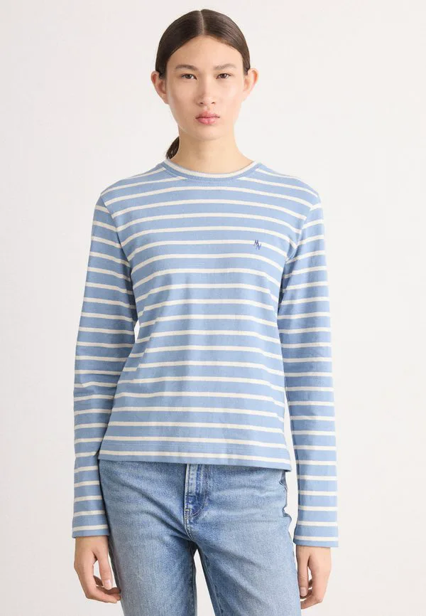 

Футболка с длинными рукавами pablo maggie Mads Nørgaard, Faded Denim/Vanilla Ice, Желтый, Футболка с длинными рукавами pablo maggie Mads Nørgaard, Faded Denim/Vanilla Ice