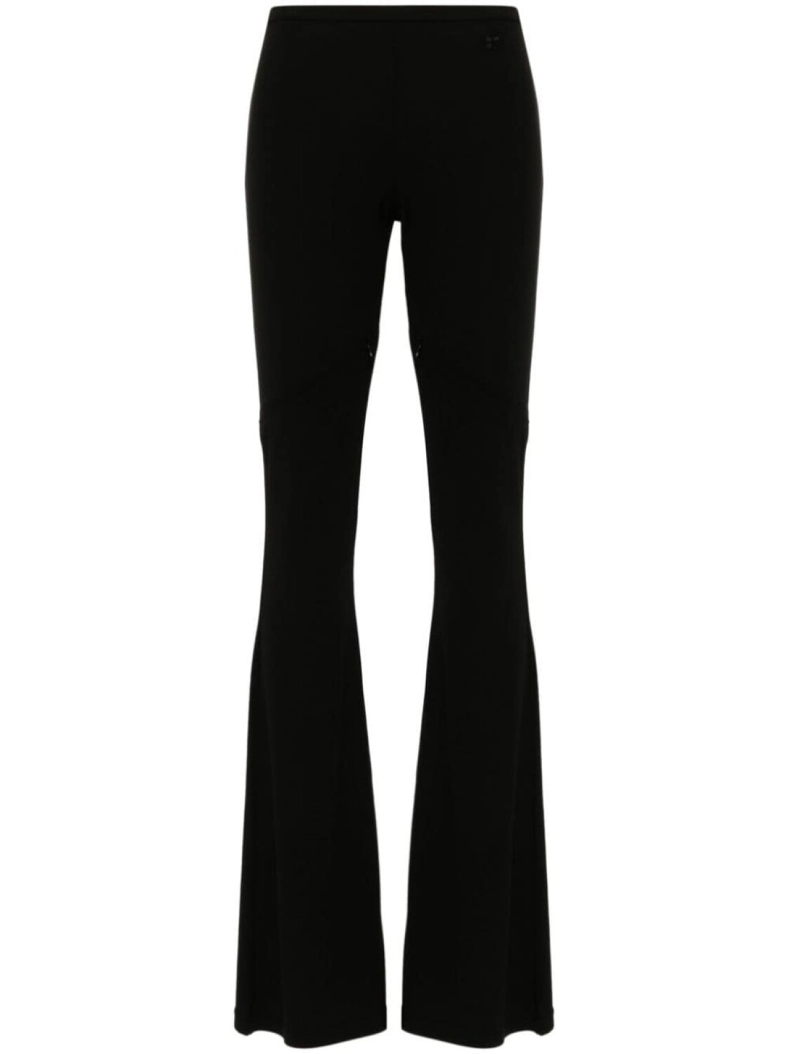

Брюки bootcut Ellipse Courrèges, черный