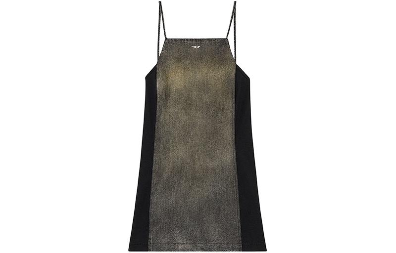 

Джинсовое платье De-Bety-S с прямым подолом DIESEL, Washed Black
