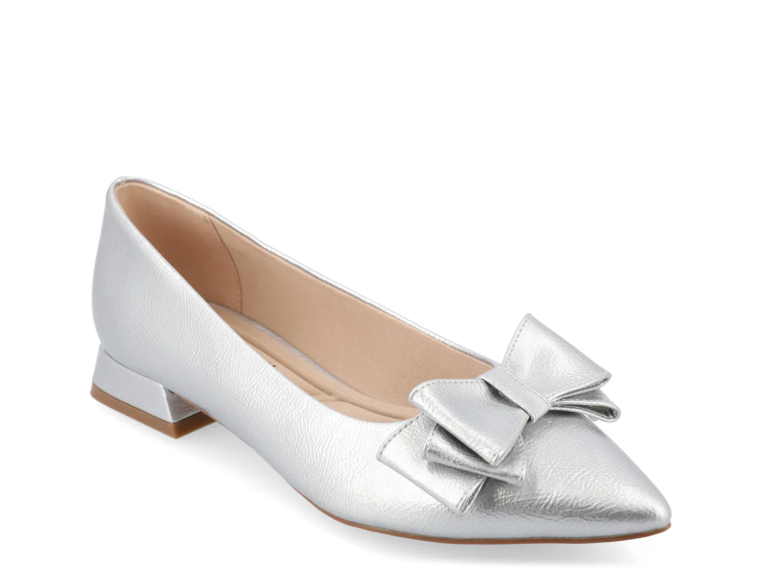 Балетки Ophelia Flat Journee Collection, серебряный/металлик
