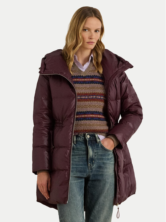 

Пуховик regular fit 297P04101002 Lauren Ralph Lauren, красный