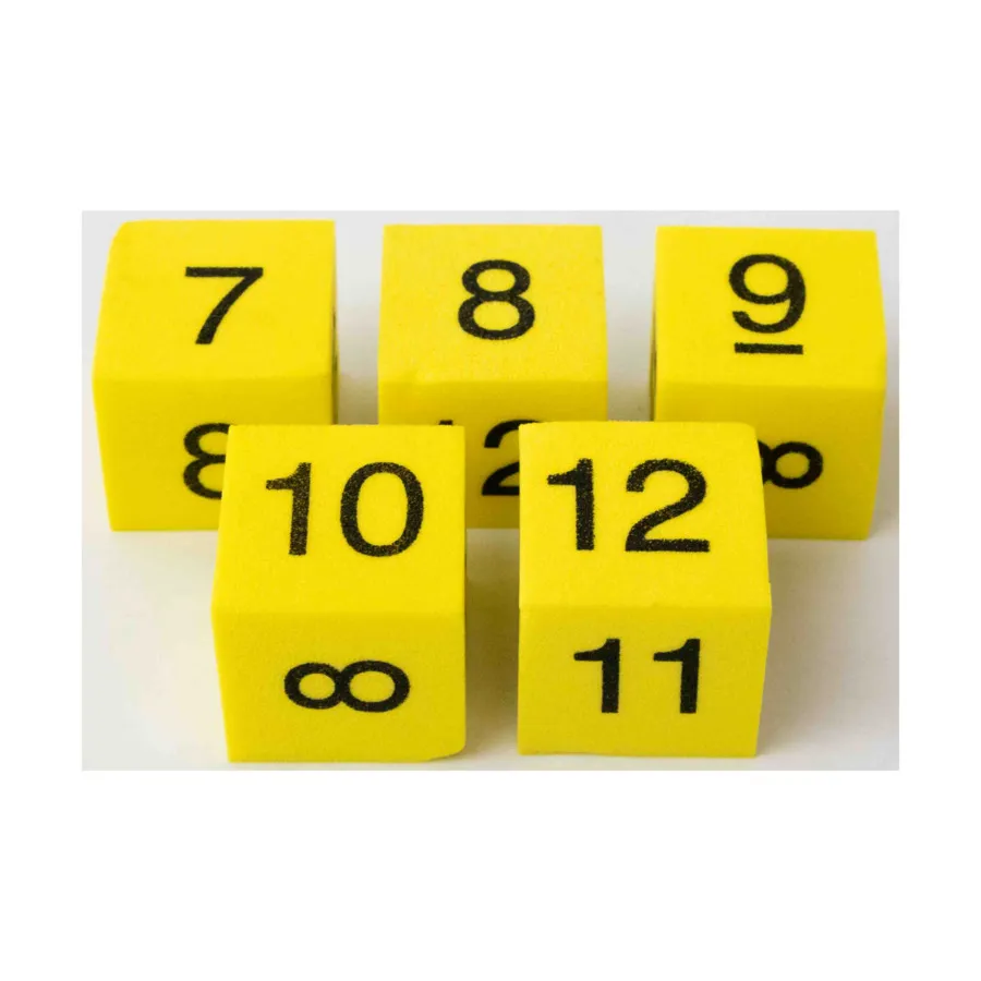 

Математические кубики с числами 7–12 (5), Dice - Foam (Koplow)