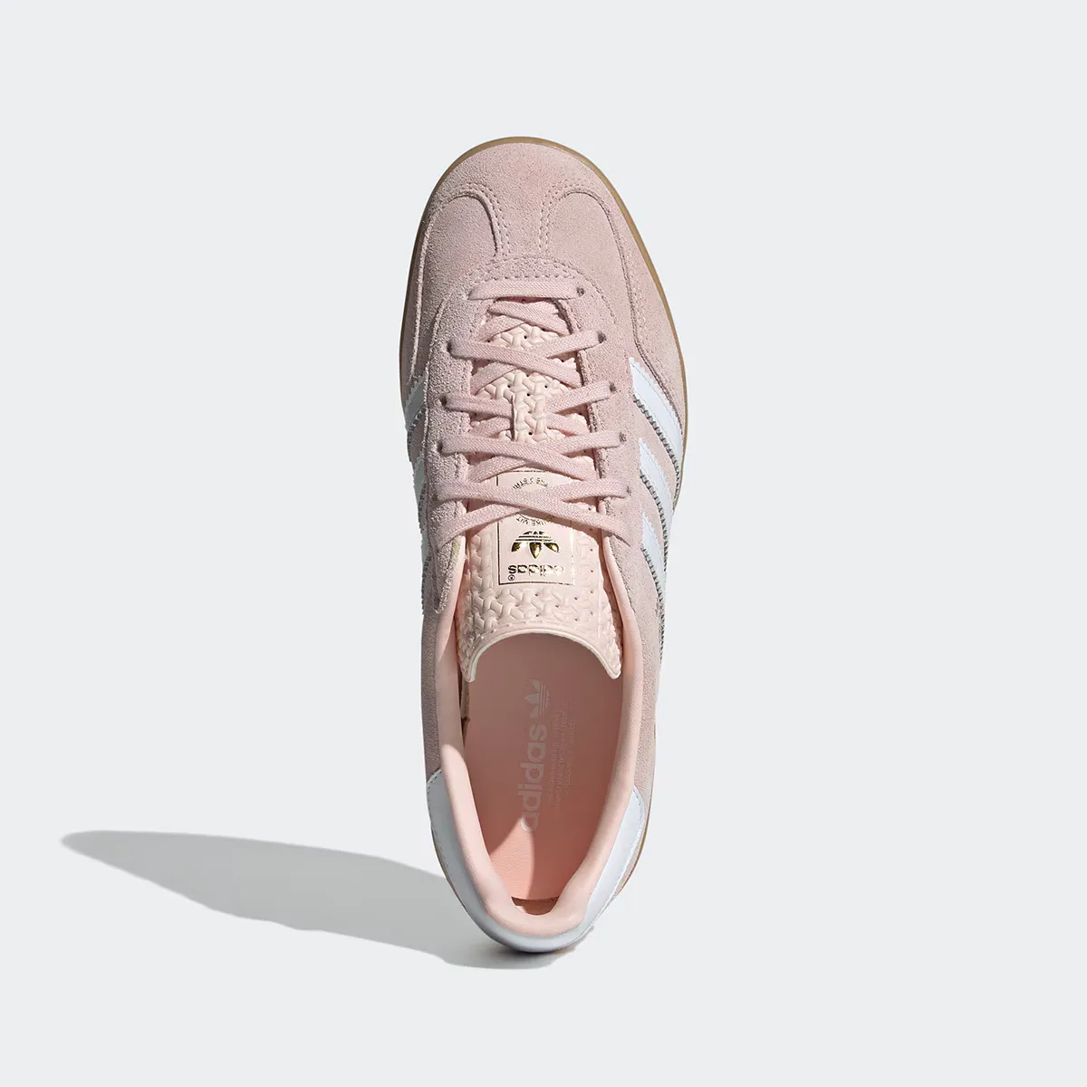 Женские повседневные кроссовки Adidas Originals Gazelle Indoor W, розовый — фото 3