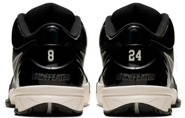 Кроссовки x undefeated kobe 4 protro Nike, черный — фото 4
