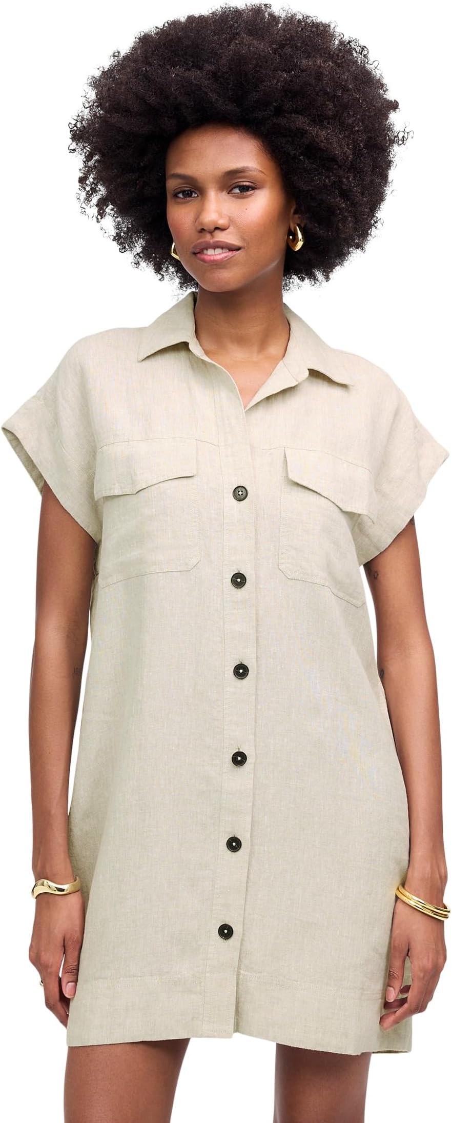 

Платье Madewell Sammy Utility Dress - Linen, Oat