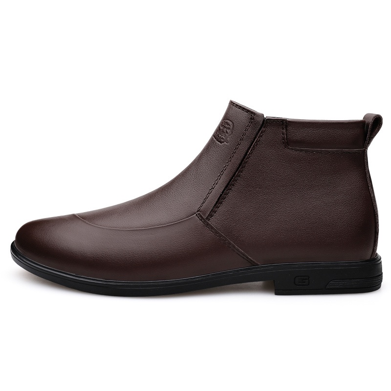 

LAORENTOU Мужские повседневные кроссовки Mid Top черно-коричневые коричневые, цвет Brown