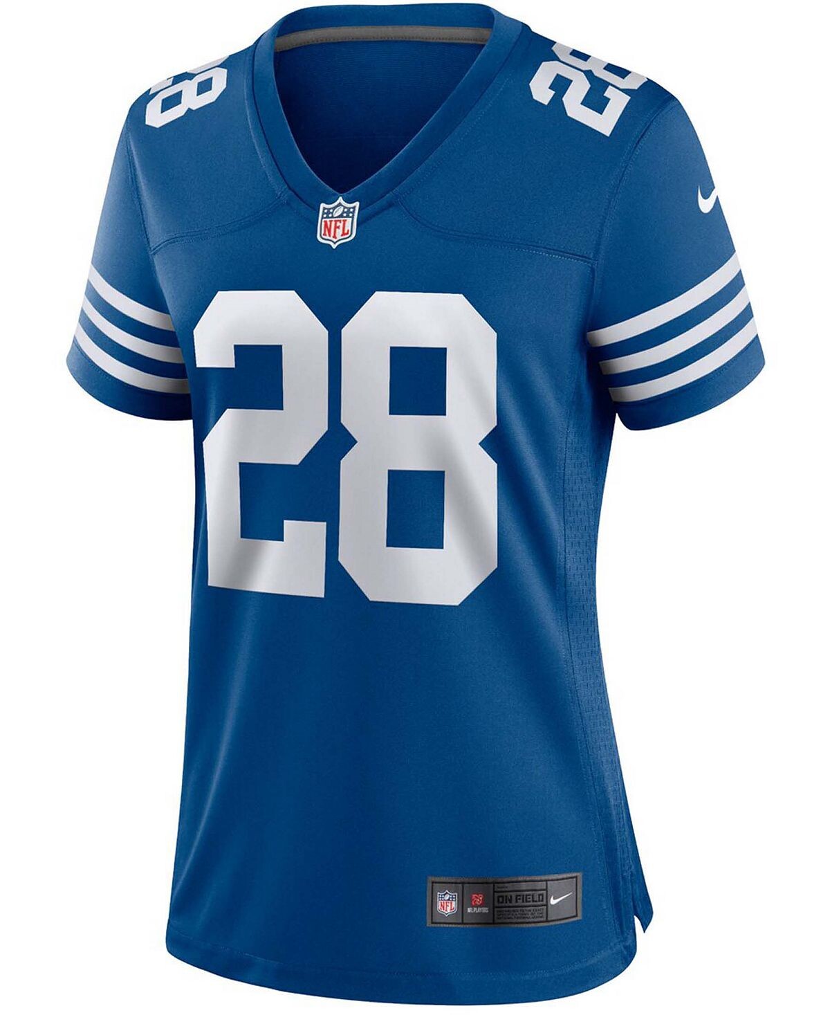 Женская майка для альтернативной игры Jonathan Taylor Royal Indianapolis Colts Nike — фото 3