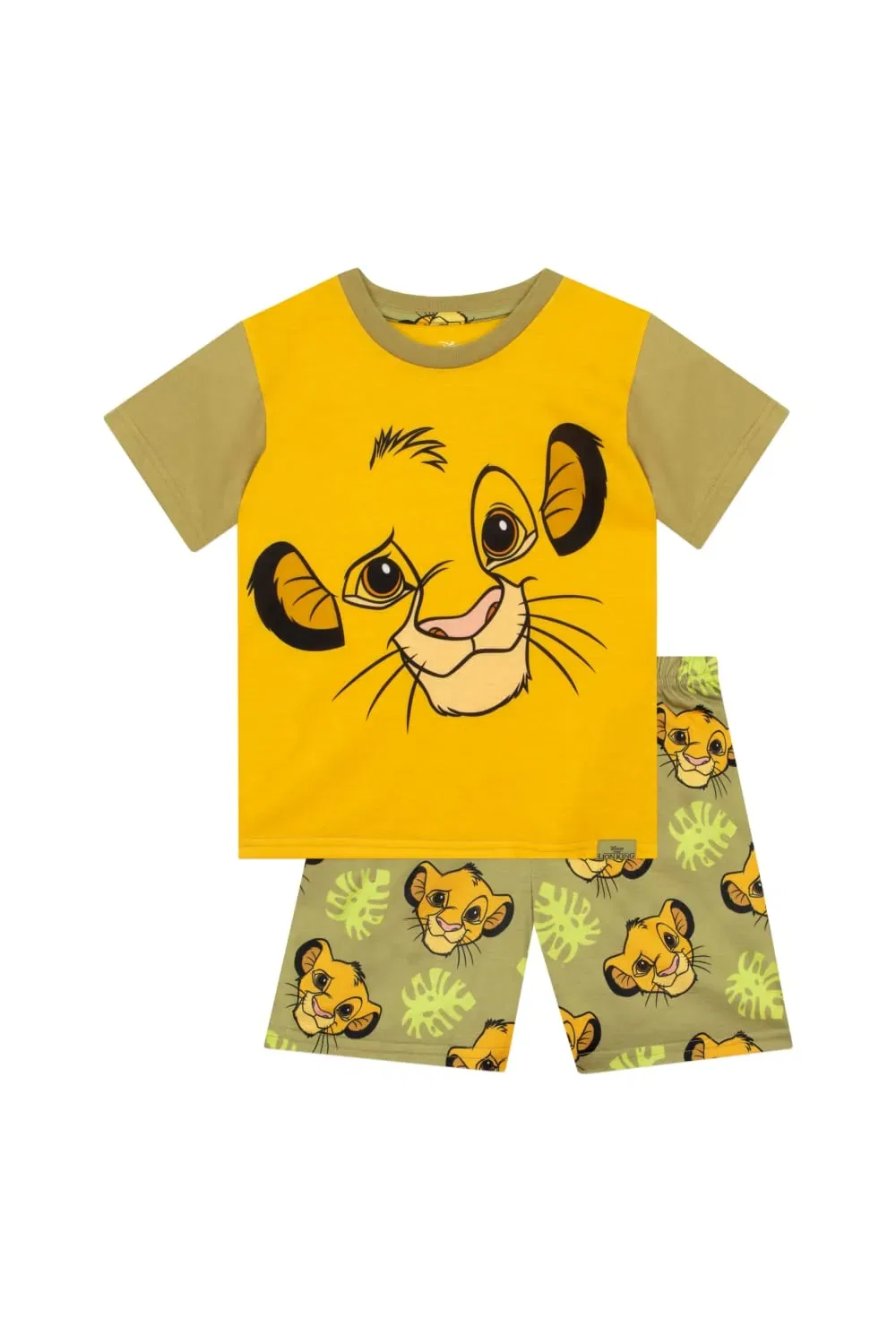 Пижама Lion King Simba для мальчиков Disney, желтый