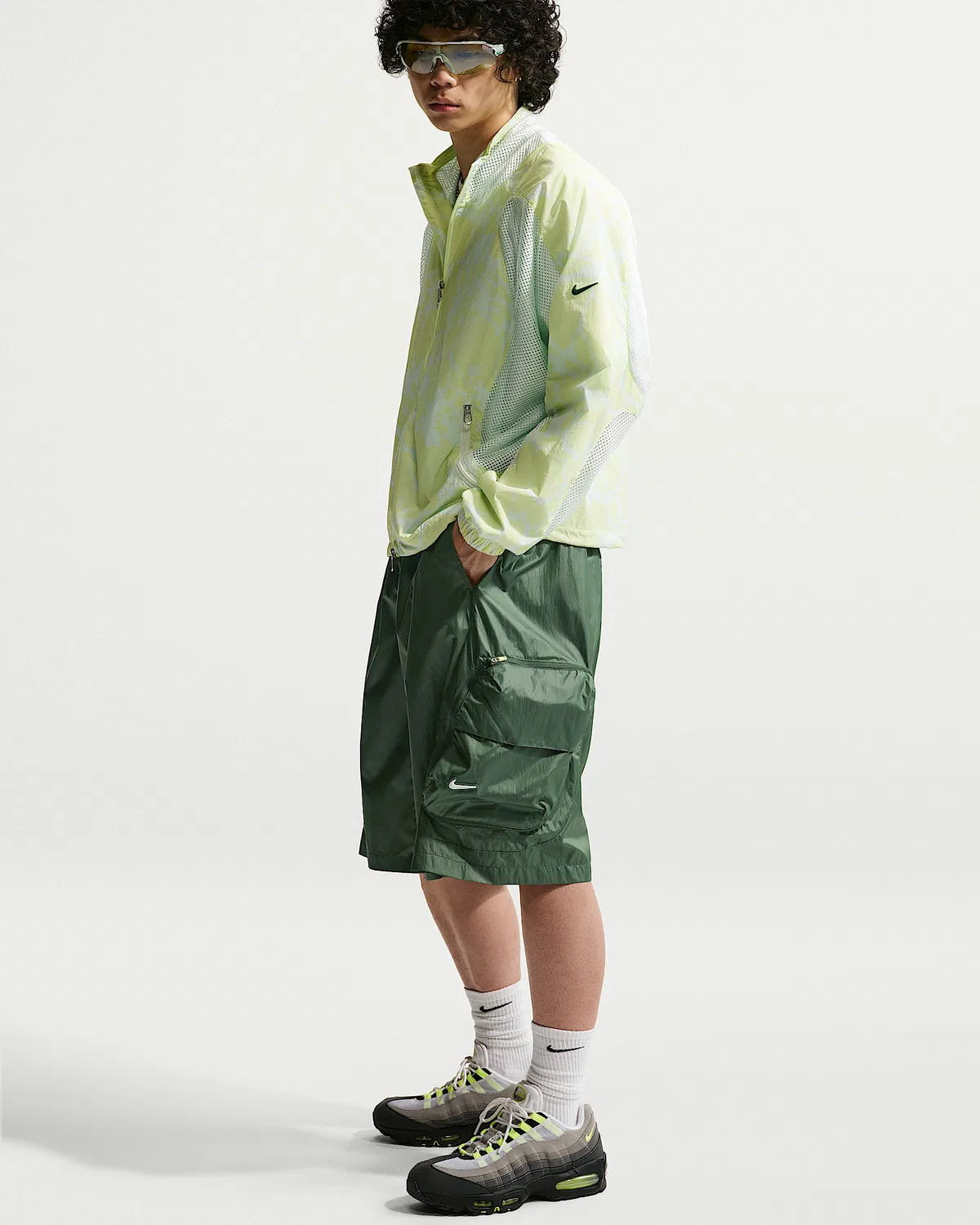 Мужские шорты карго Woven Pod Nike Project F.R.O.G., Fir/Barely Volt/Barely Green — фото 4