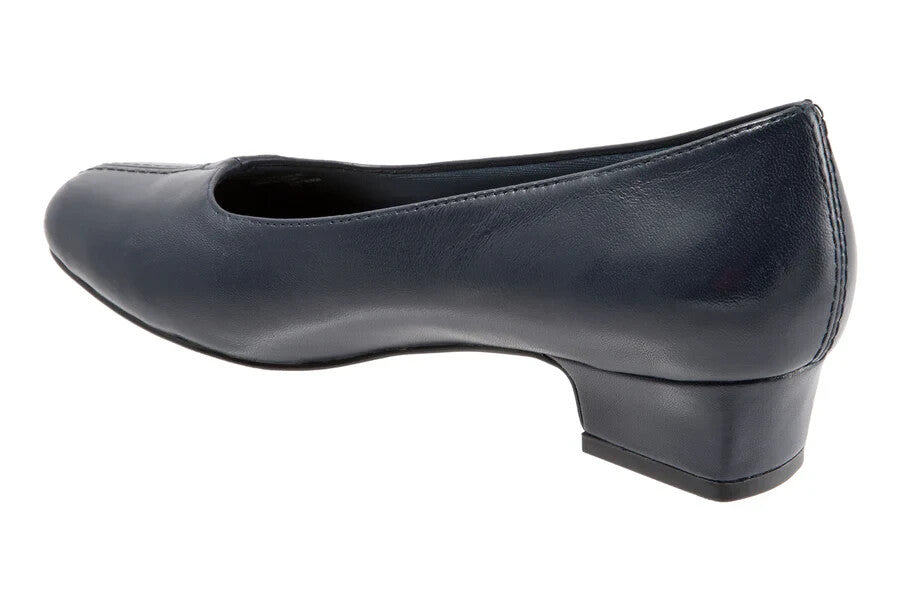 Туфли-лодочки на каблуке Trotters Doris T3235-400 Женские US 10.5 Синие Кожаные ZOGG20 — фото 2