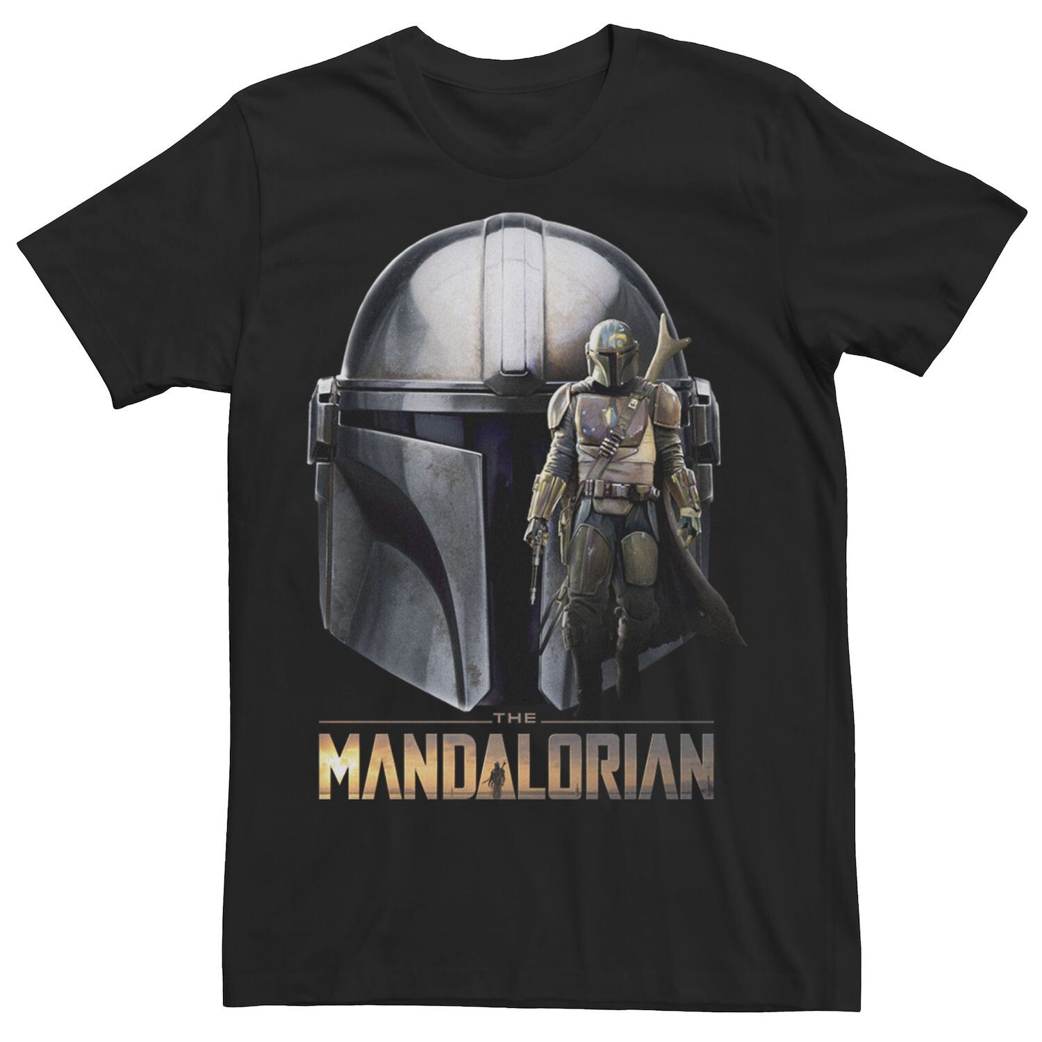 

Мужская футболка с логотипом The Mandalorian Portrait Star Wars
