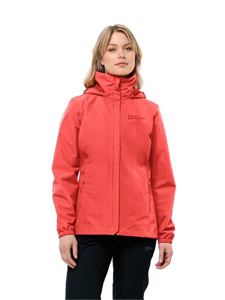 

Дождевик Jack Wolfskin, красный