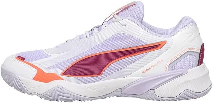 Кроссовки PUMA Unisex Solarstrike W+ 4 для дома, белый/сиреневый — фото 2