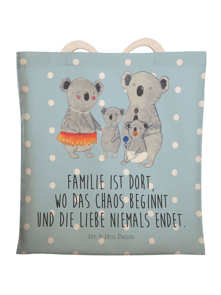 

Шоппер Mr. & Mrs. Panda, цвет blau pastell