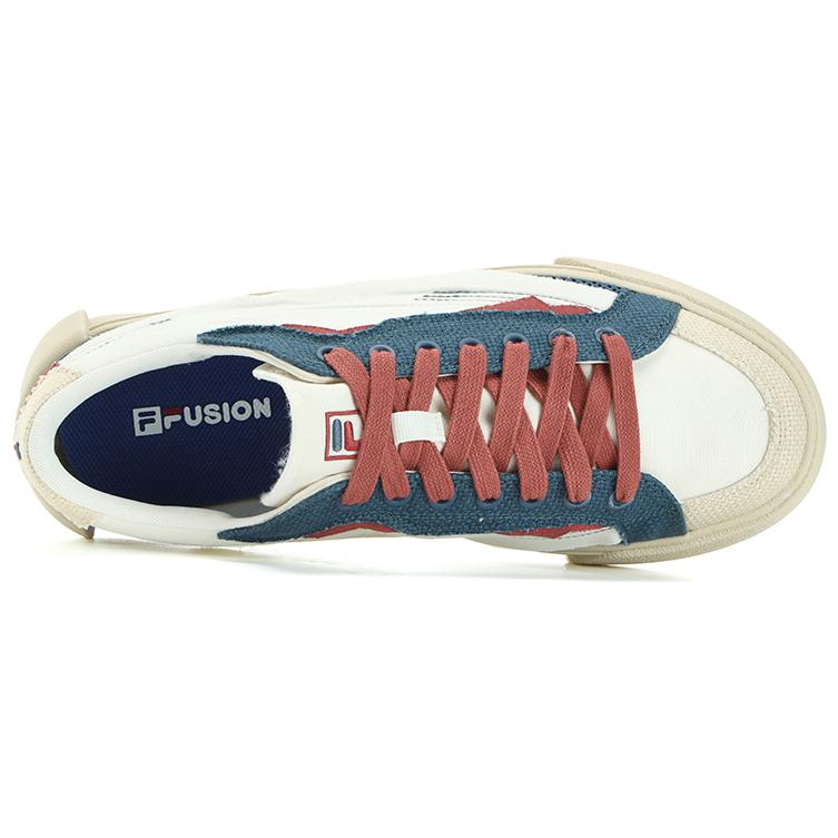 Футболка Lifestyle Pop 'Белый Синий Красный' FILA FUSION Экрю — фото 3
