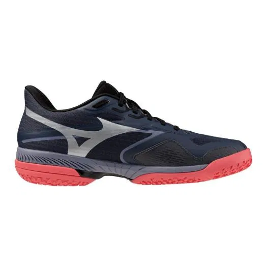 Теннисные кроссовки «Wave Exceed 6 OC» от Mizuno, Gray X Coral — фото 3