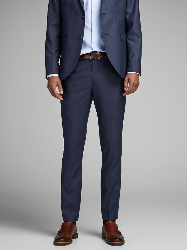 

Тканевые брюки Jack & Jones, темно синий