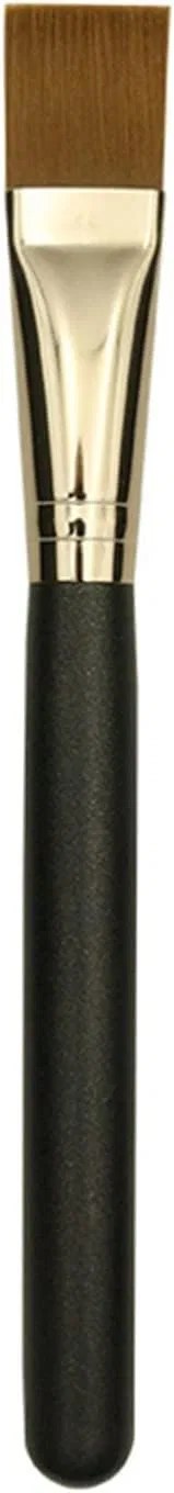 Кисть для макияжа пудровая плоская Fuzhcy (Takechi) 17 см черная