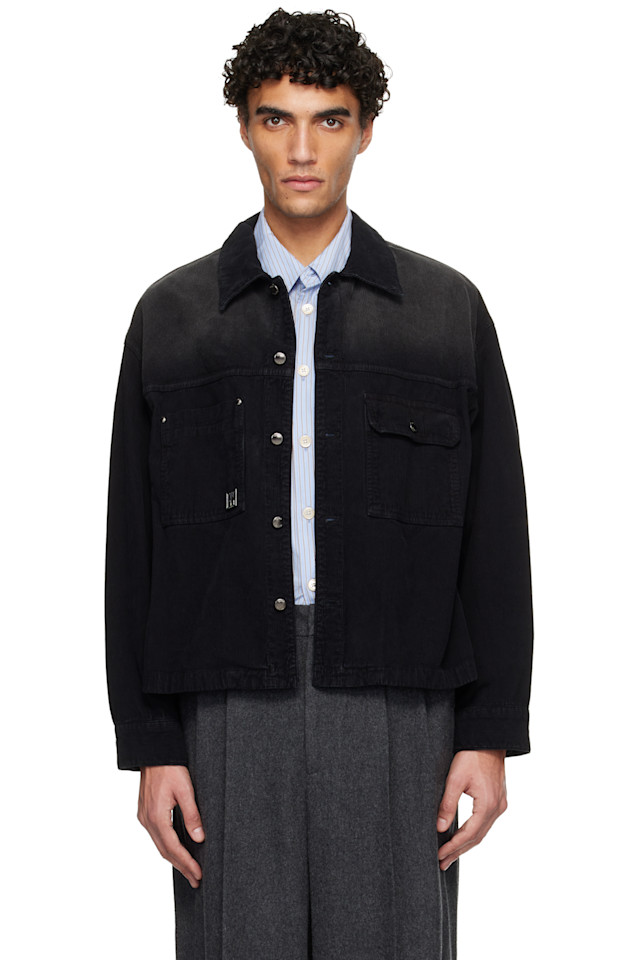 

Вельветовая рубашка Wooyoungmi, черный