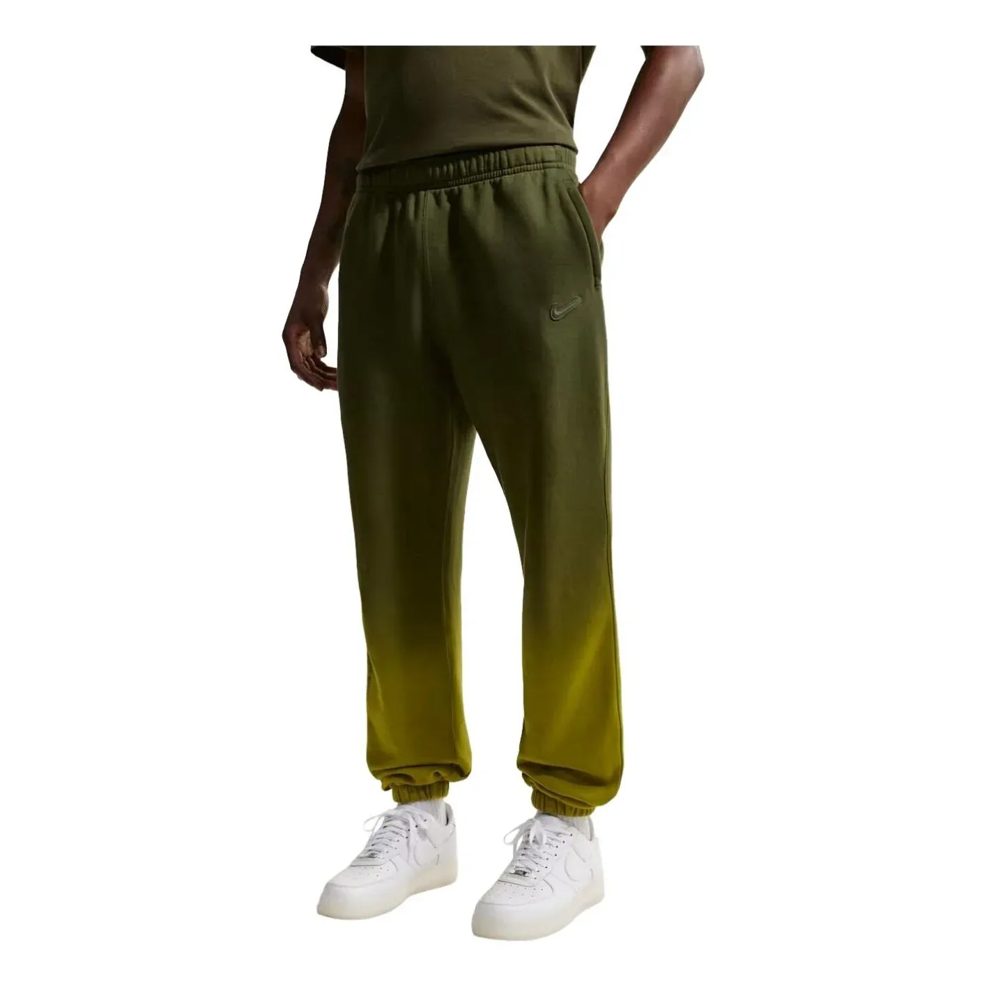 Брюки Nike NOCTA Fleece CS «Moss Medium Olive», зеленый