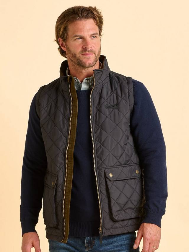 

Утепленная жилетка Oakham Diamond Quilted Brakeburn