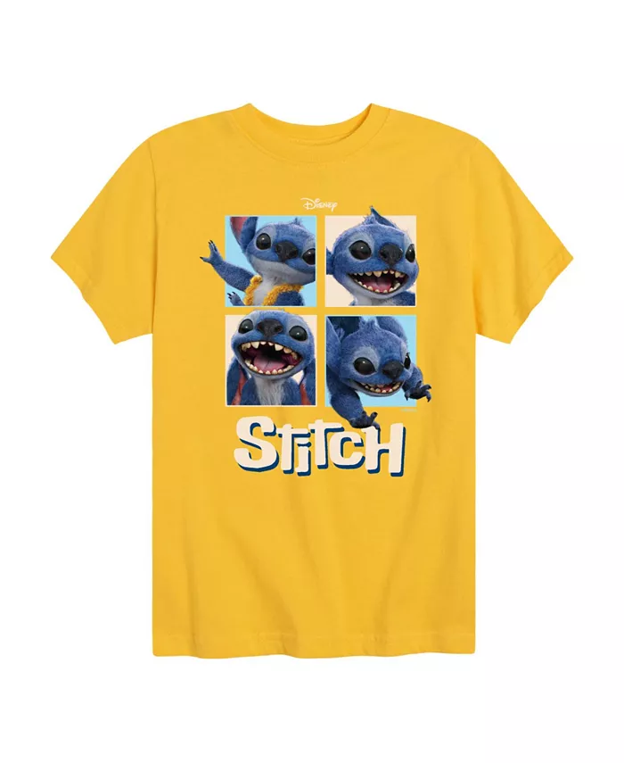 

Футболка с принтом Stitch из фильма "Лило и Стич" для мальчиков старшего возраста Lilo & Stitch, желтый