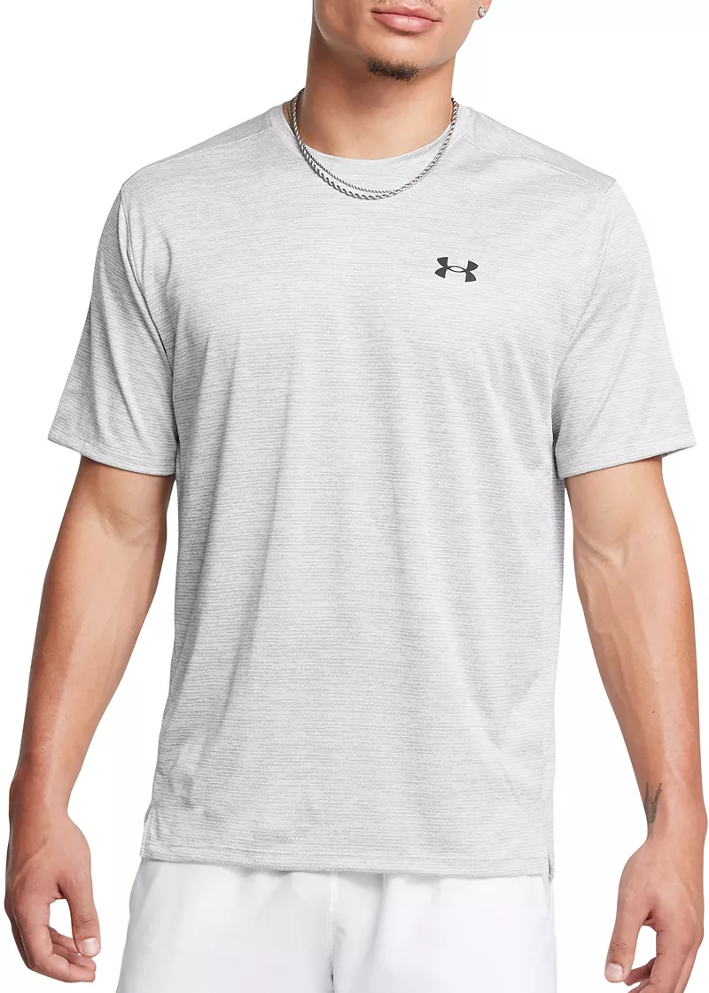 

Мужская футболка с коротким рукавом Under Armour Tech Vent, цвет Distant Gray/Black