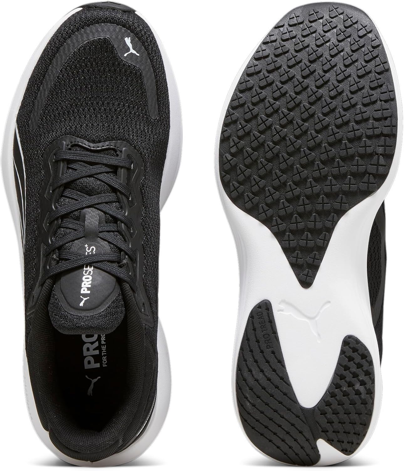 Мужские кроссовки для бега Puma Scend Pro, белый/черный — фото 3