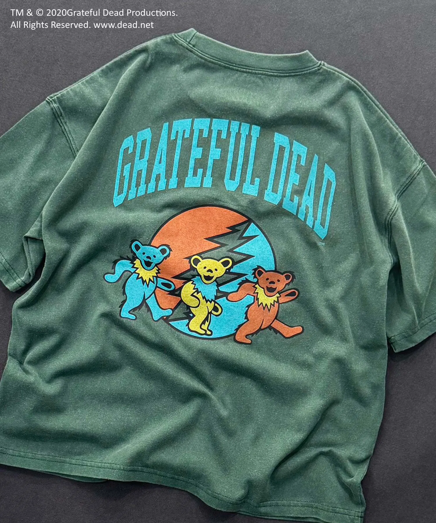 Детская футболка Grateful Dead с пигментной обработкой — фото 2