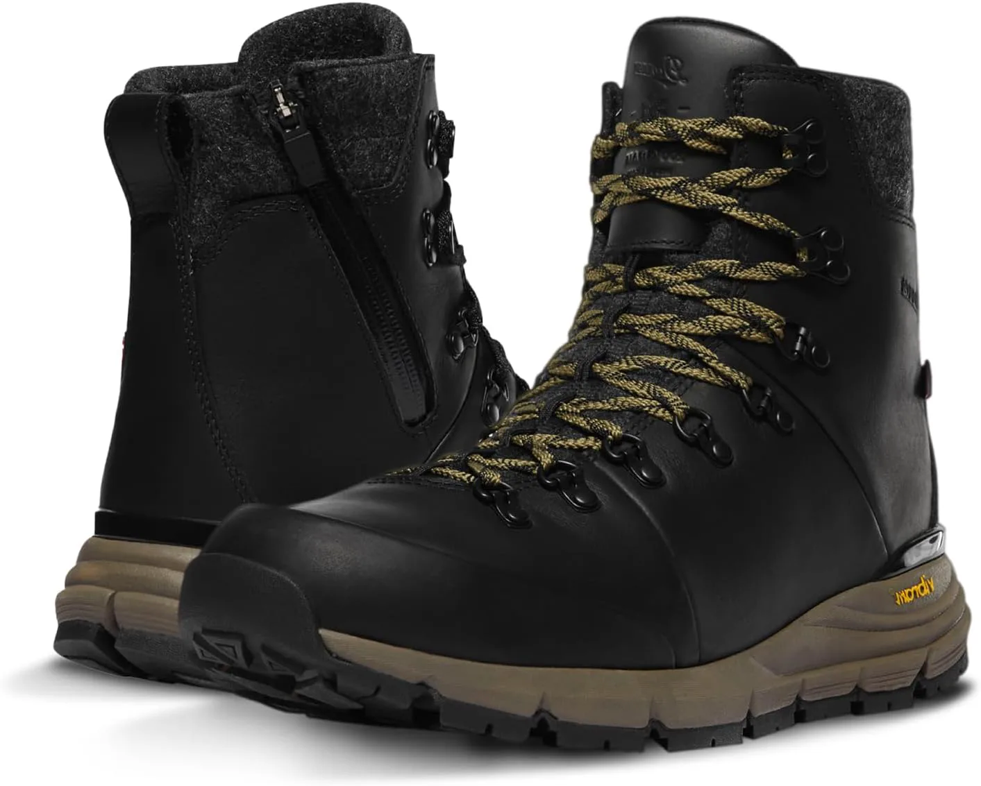 Мужские водонепроницаемые туристические ботинки Danner Arctic 600 Side-Zip 7" 200G, утепленные, прочные, для любых погодных условий, черный — фото 4