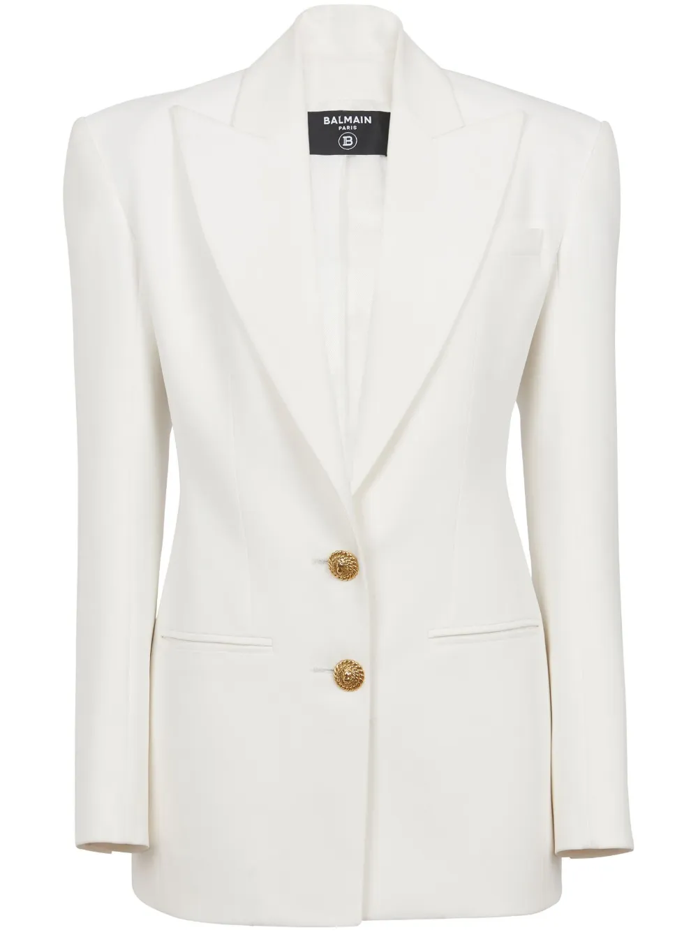 

Однобортный пиджак 2-Button BALMAIN, белый