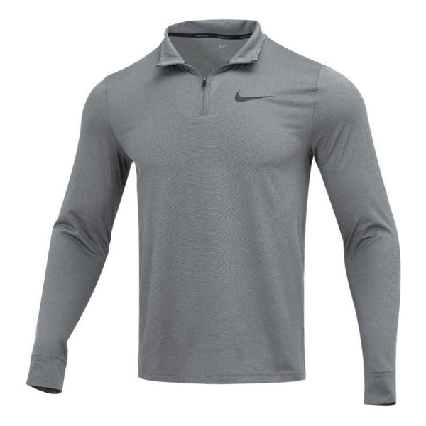 

Футболка Men's Nike Sports Training Casual Long Sleeves Gray T-Shirt, серый