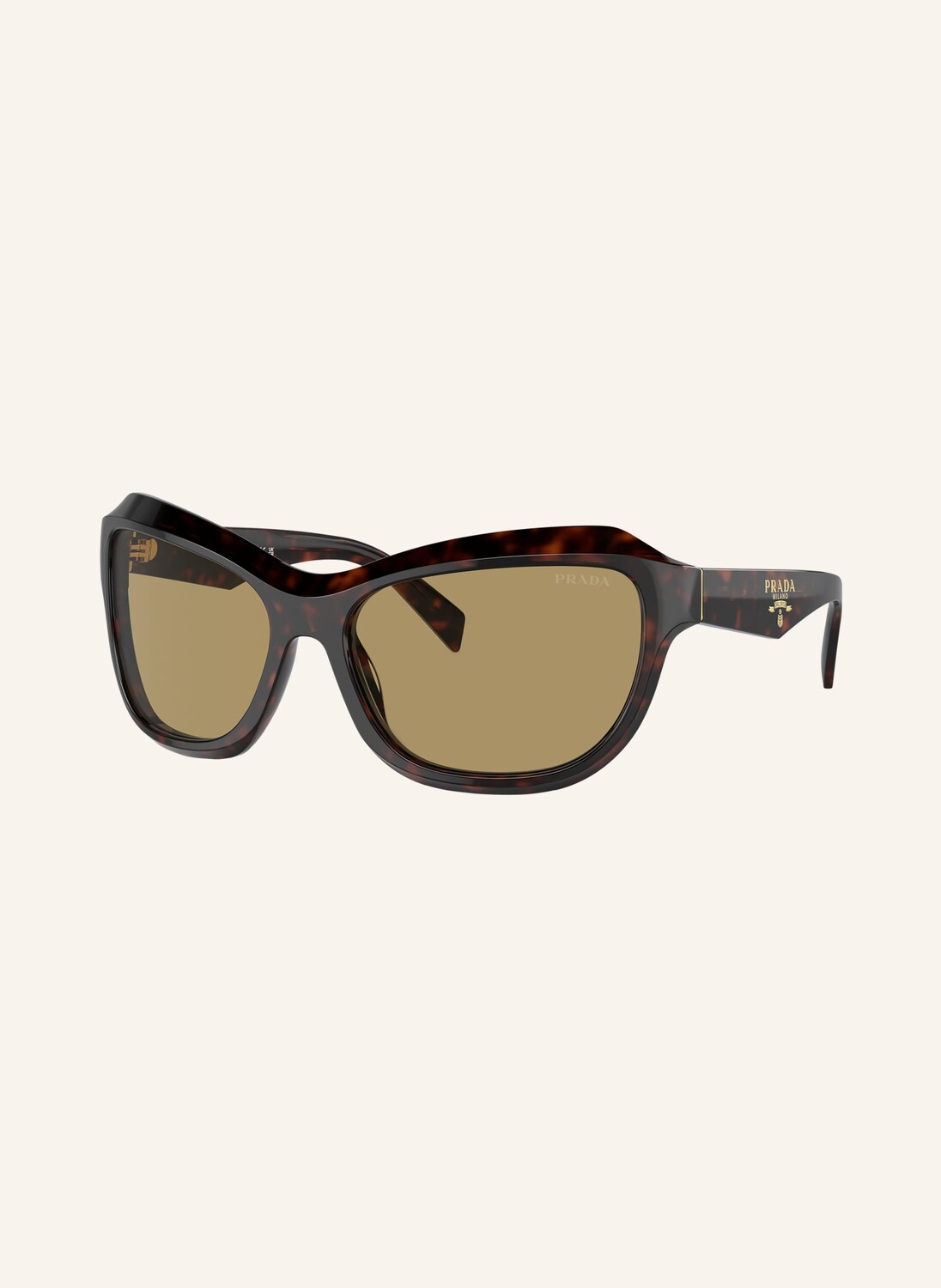 

Солнцезащитные очки pr a27s PRADA, цвет 17N70G - HAVANA/OLIVE