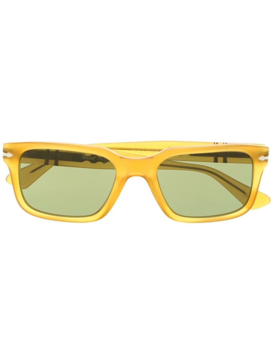 

Persol солнцезащитные очки в квадратной оправе, желтый