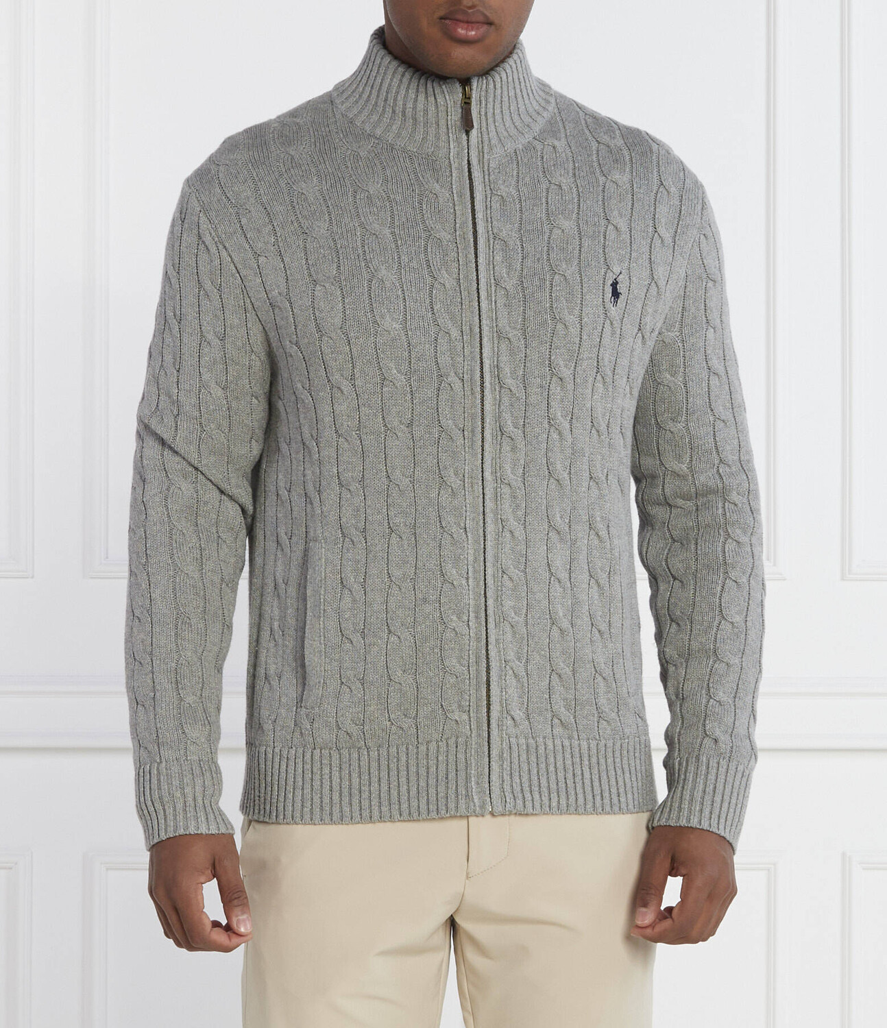 

Свитер POLO RALPH LAUREN Regular Fit, серый