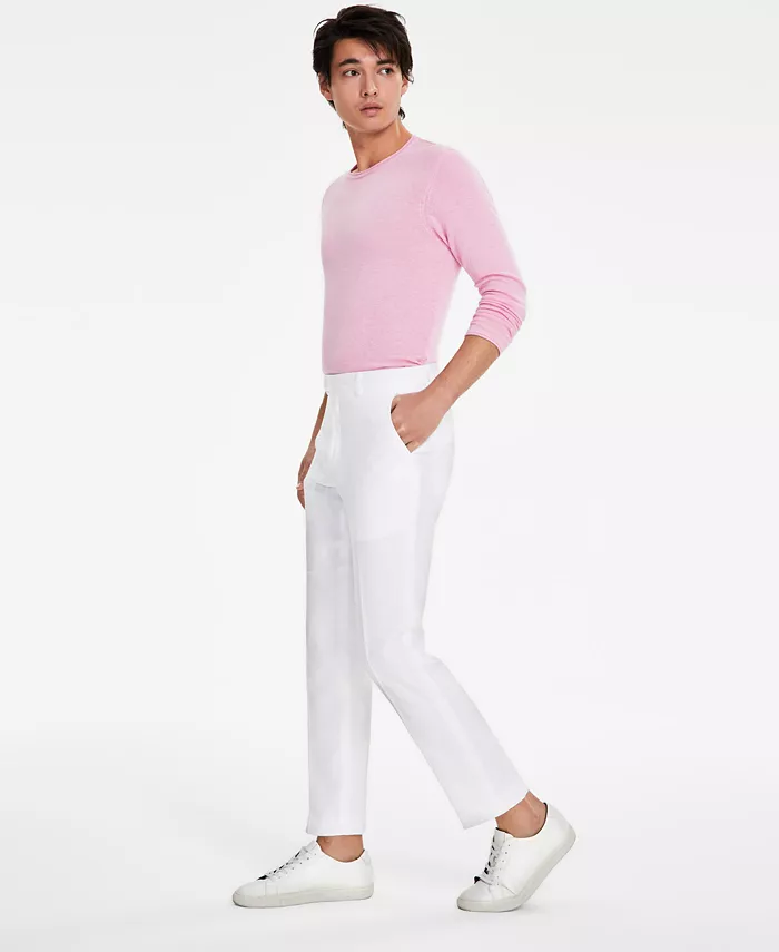 

Мужские брюки Modern-Fit из чистого льна Tommy Hilfiger, красный