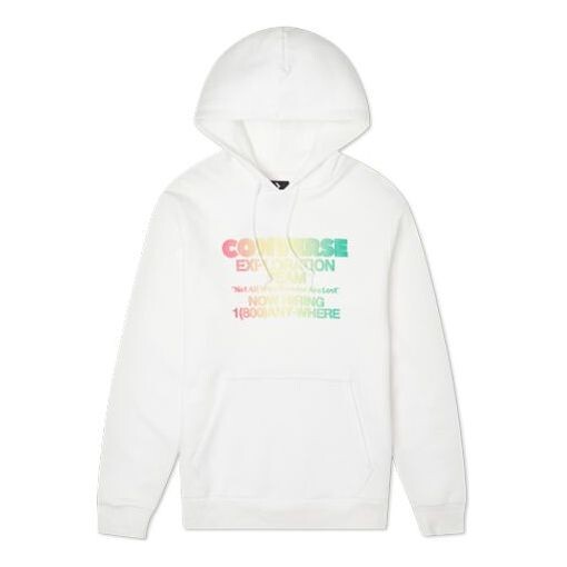 

Толстовка exploration team pullover hoodie 'white' Converse, белый